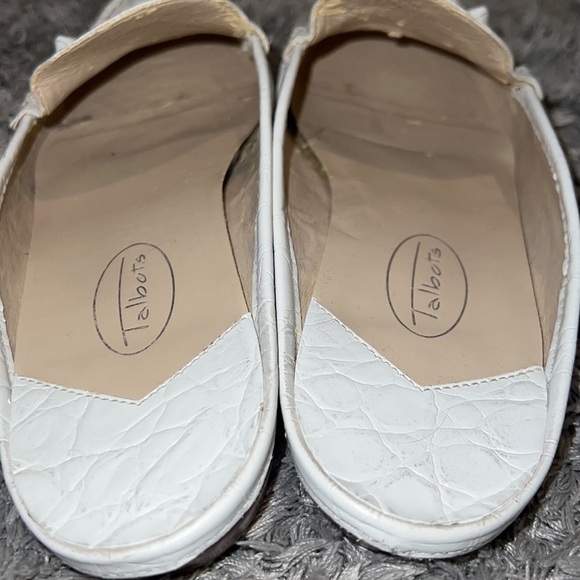 Talbots White Loafers/Mules - Picture 4 of 8